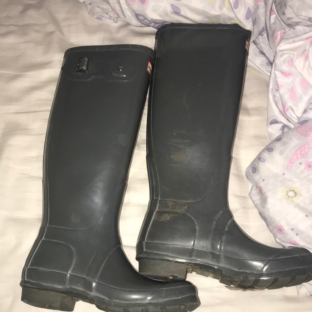 Grey Hunter Boots